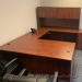 Heartwood Autumn Maple U/C Suite Desk w/ Overhead Storage